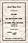 1957 Concert Programme